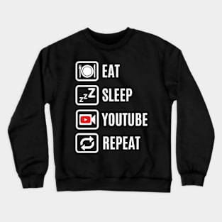 My daily life on youtube Crewneck Sweatshirt